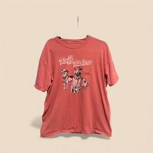 Unisex Size X-Large Ruff Riders T-Shirt - Coral